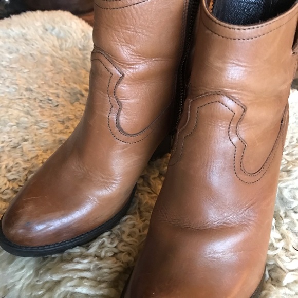 Musse & Cloud Women’s Josie Western Boot, Tan - Picture 5 of 6